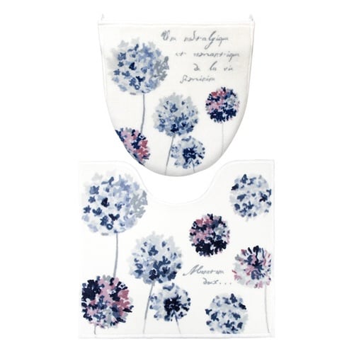 トイレマット フタカバー セット ラネージュ×2