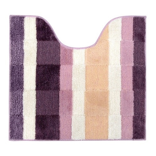 トイレマットモザイク約55×60cmピンク×2