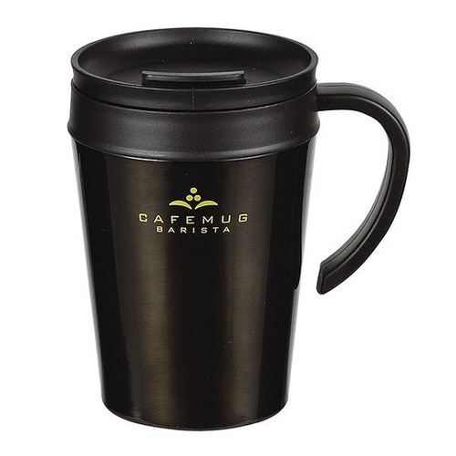 マグカップ400mlスンレス製真空ブラック×2