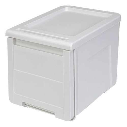 収納ケース カバゾコ 深型 ホワイト×2