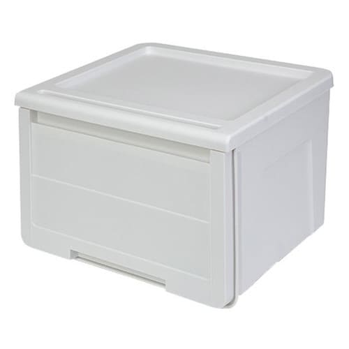 収納ケース カバゾコ 深型 ホワイト