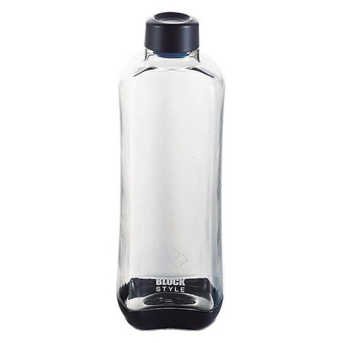 水筒1Lプラスチックブロックスタイルグレー×2