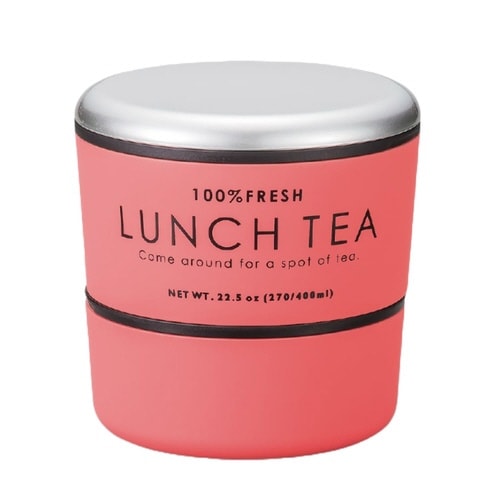 お弁当箱 2段 LUNCH TEA ピンク