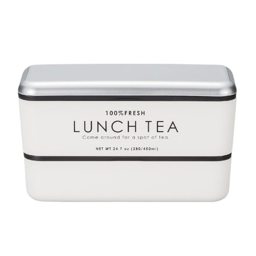 お弁当箱 2段 LUNCH TEA ホワイト×2