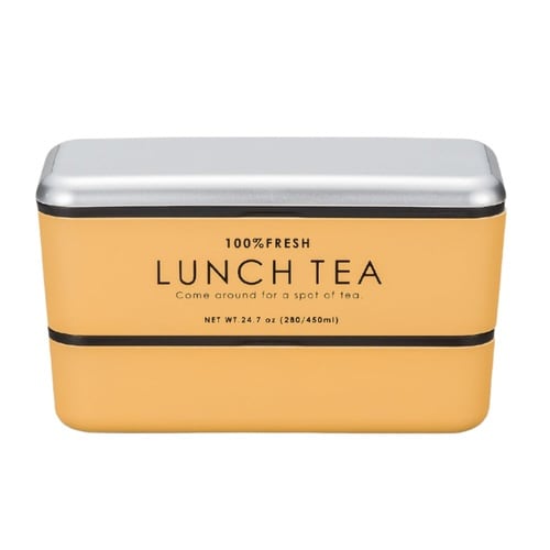 お弁当箱 2段 LUNCH TEA イエロー×2