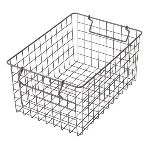 ワイヤーバスケット スタッキング LL ブラウン