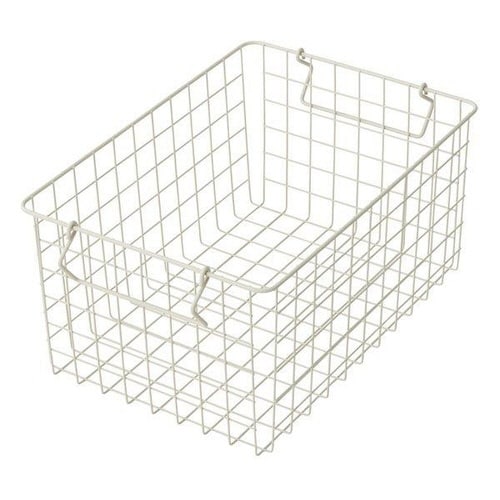 ワイヤーバスケット スタッキング サンドホワイト