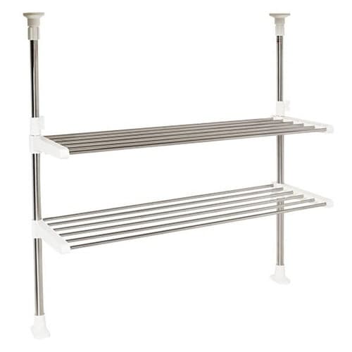 キッチンラック 突っ張り 2段 シンク上収納