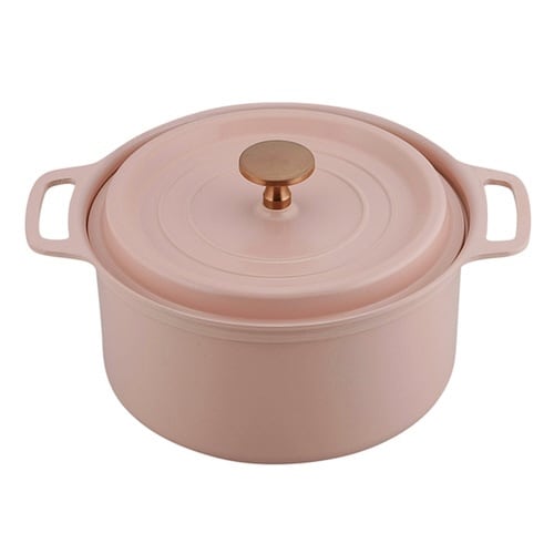 無加水鍋 18cm IH対応 マットピンク