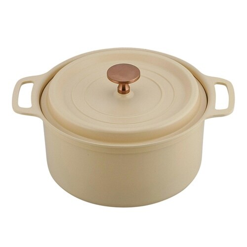 無加水鍋 18cm IH対応 マットイエロー