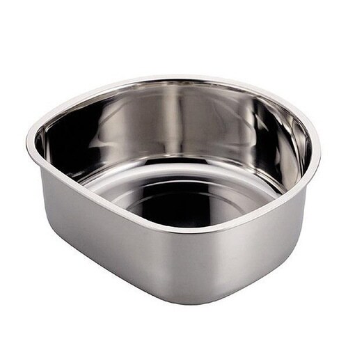 洗い桶D型25cmステンレス製アットアクア×2