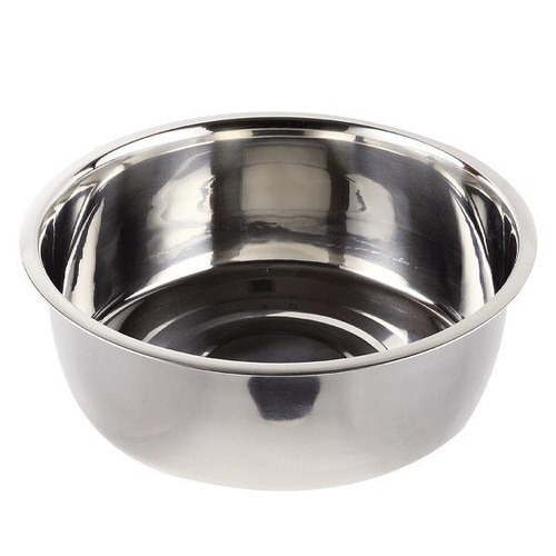 洗い桶 丸型 直径30cm ステンレス製×2