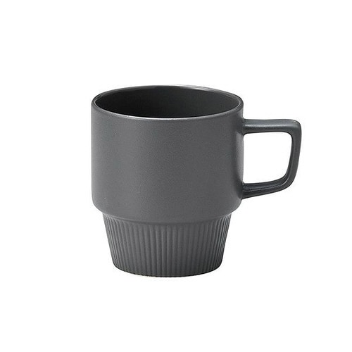 マグカップ 240ml グレー×2