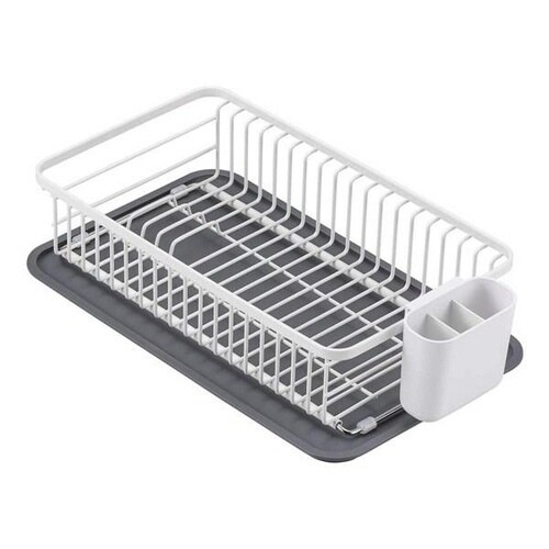 水切りバスケット シンク上 余白 ライトグレー