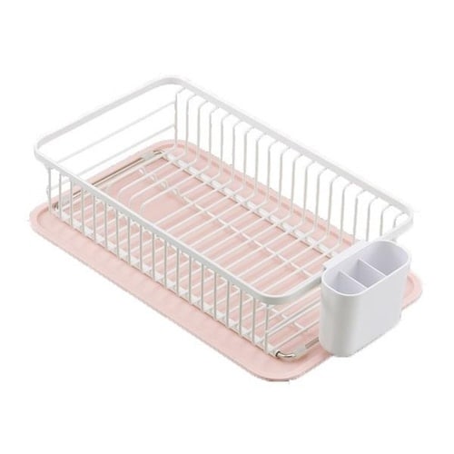 水切りバスケット シンク上 余白 ブラッシュピンク