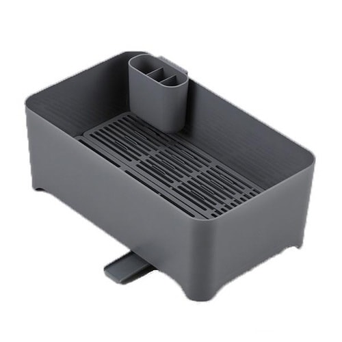 洗い桶 水切りケース 余白 ライトグレー×2