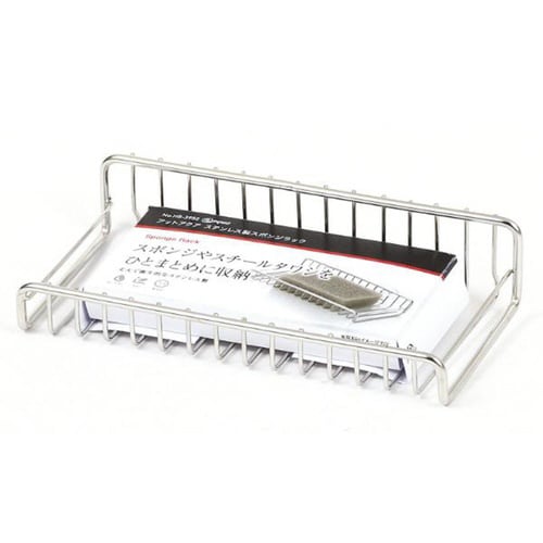 スポンジラック 洗剤ラック ステンレス製 吸盤