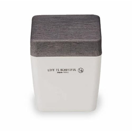 お弁当箱 2段 LIFE IS WT×グレー×2