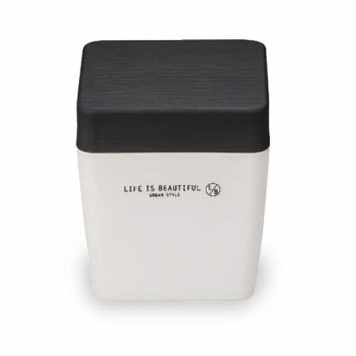 お弁当箱 2段 LIFE IS WT×ブラック×2