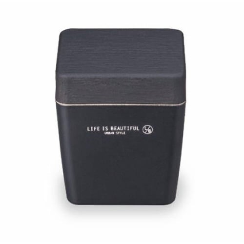 お弁当箱 2段 LIFE IS ブラック