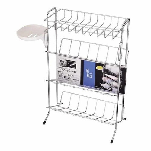 シャンプーラック 4段 バスストレージ お風呂
