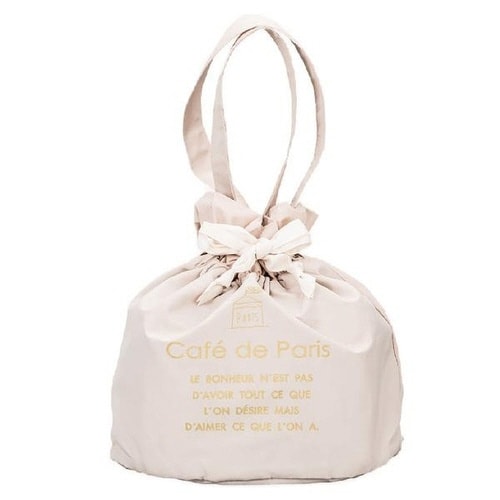 ランチバッグ 保冷 Cafe de ベージュ×2