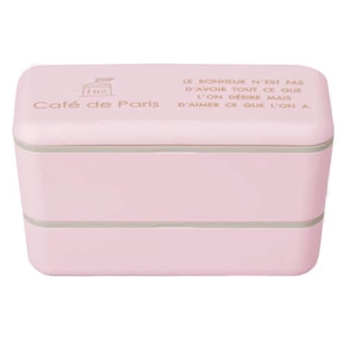 お弁当箱2段CafedeParisピンク×2