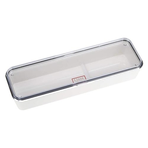 カトラリーケース ふた付き クローブ ホワイト