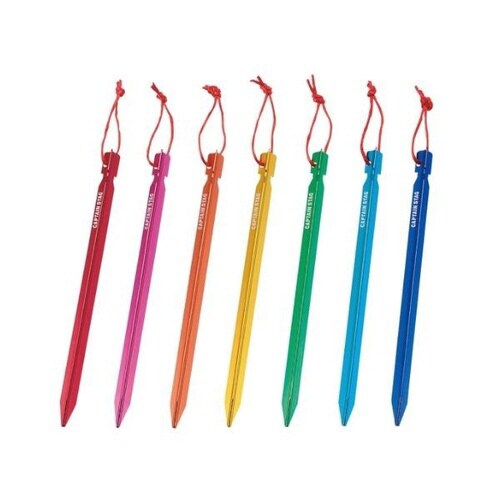 ペグ 23cm 7色セット アウトドア テント