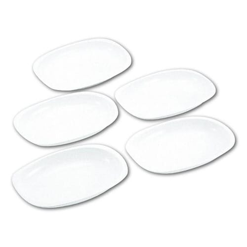 アウトドア食器カレー皿5枚組小判型抗菌×2