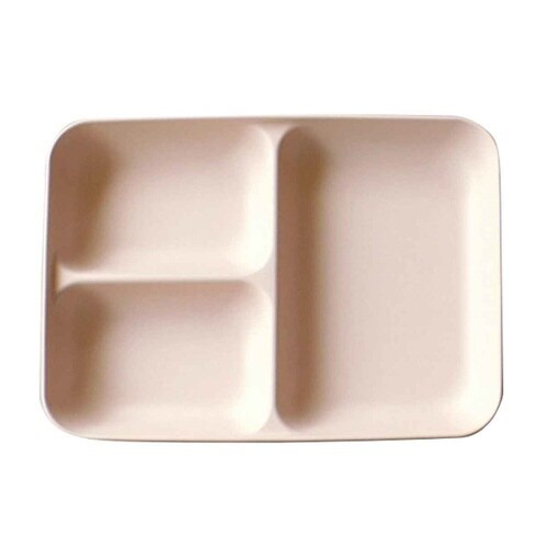 ランチプレート 21.5cm レクタングル ピンク