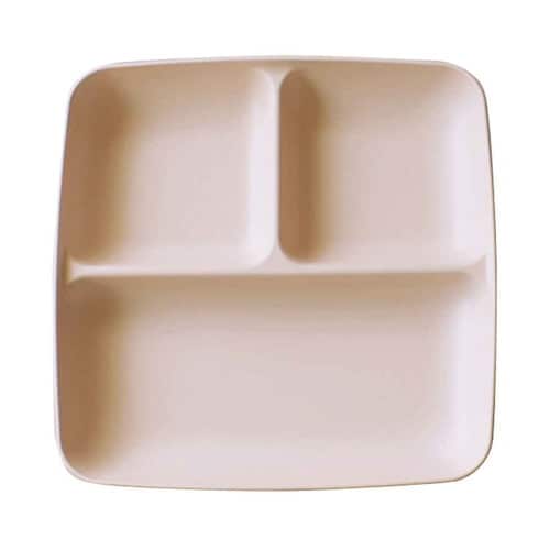 ランチプレート 23cm スクエア MIN ピンク