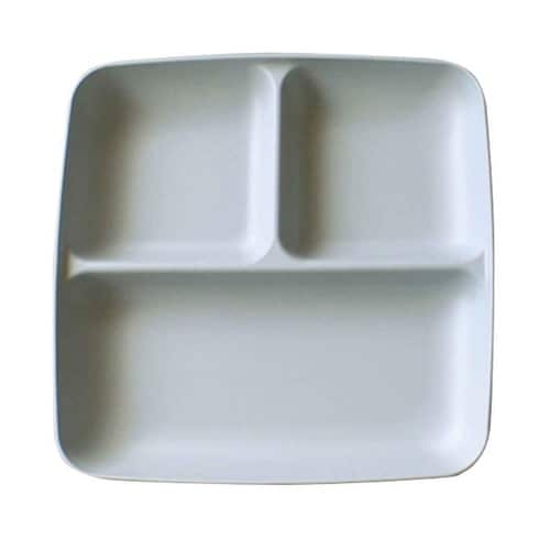 ランチプレート 23cm スクエア ネイビー