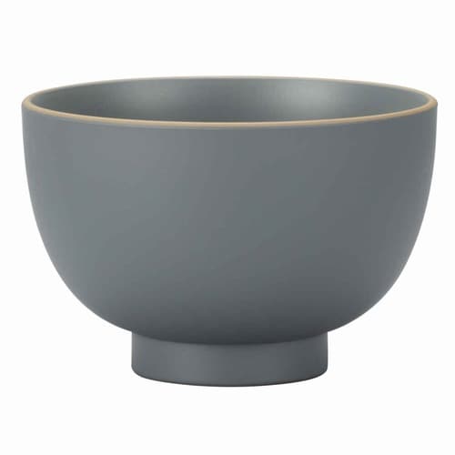 汁椀 370ml エッジライン グレー