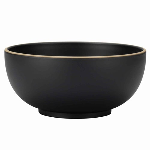 麺鉢 1.5L エッジライン 麺どんぶり ブラック