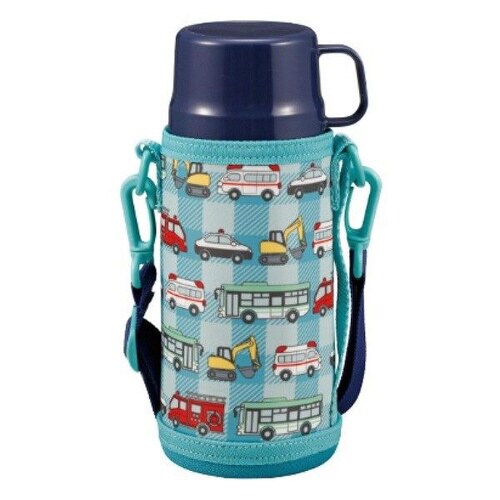 水筒 キッズ 直飲み コップ付 2WAY 車