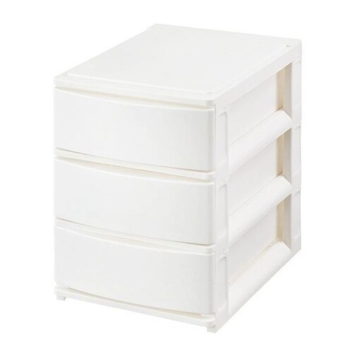 収納ケース 引き出し ホワイト×2