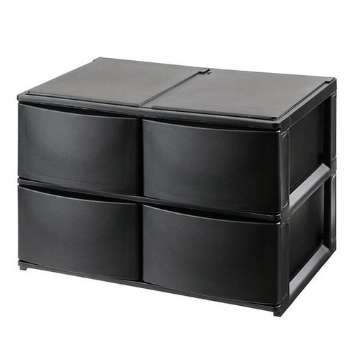 収納ケース 引き出し ブラック