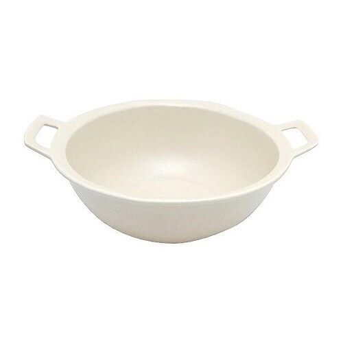 ボウル14cmNARU持ち手付きベージュ×2