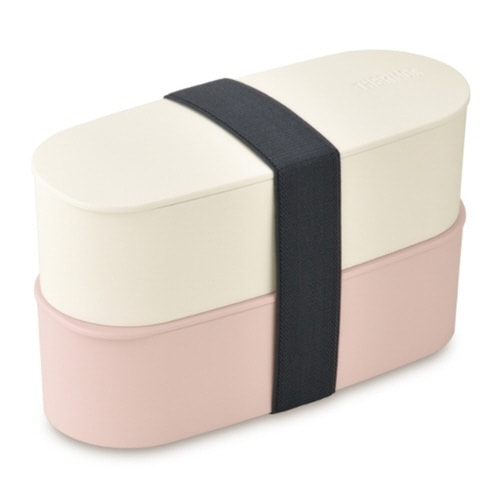 お弁当箱 2段 サーモス ライトピンク×2