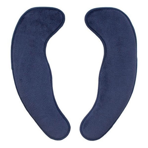 便座クッションらくらく便座クッションネイビー×2