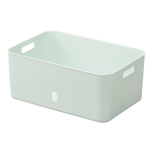 収納ケースナチュラインボックスソフトブルー×2