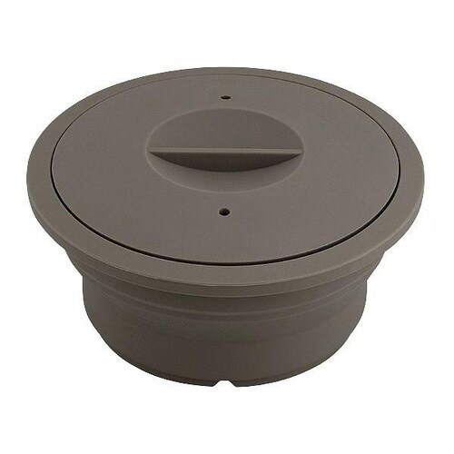 シリコンスチーマー 丸型 1.6L ブラック×2