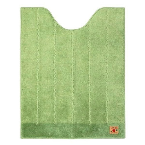 トイレマット 75×60cm 胴長 グリーン×2