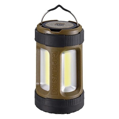アウトドア LED ランタン 4段階 カーキ