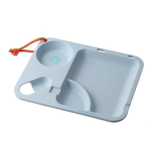 アウトドア 食器 お皿 26cm ブルー×2