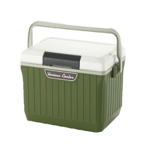 クーラーボックス 9L ホワイト×グリーン