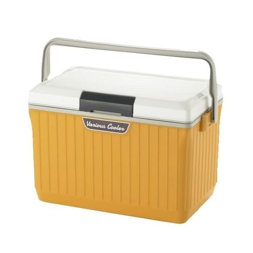 クーラーボックス 17L ホワイト×イエロー