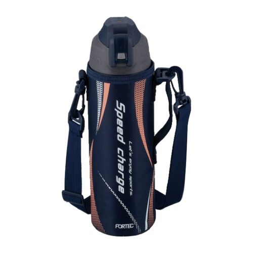 水筒 1L ステンレス 直飲み ネイビー×2