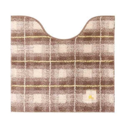 トイレマット 55×60cm ブラウン×2